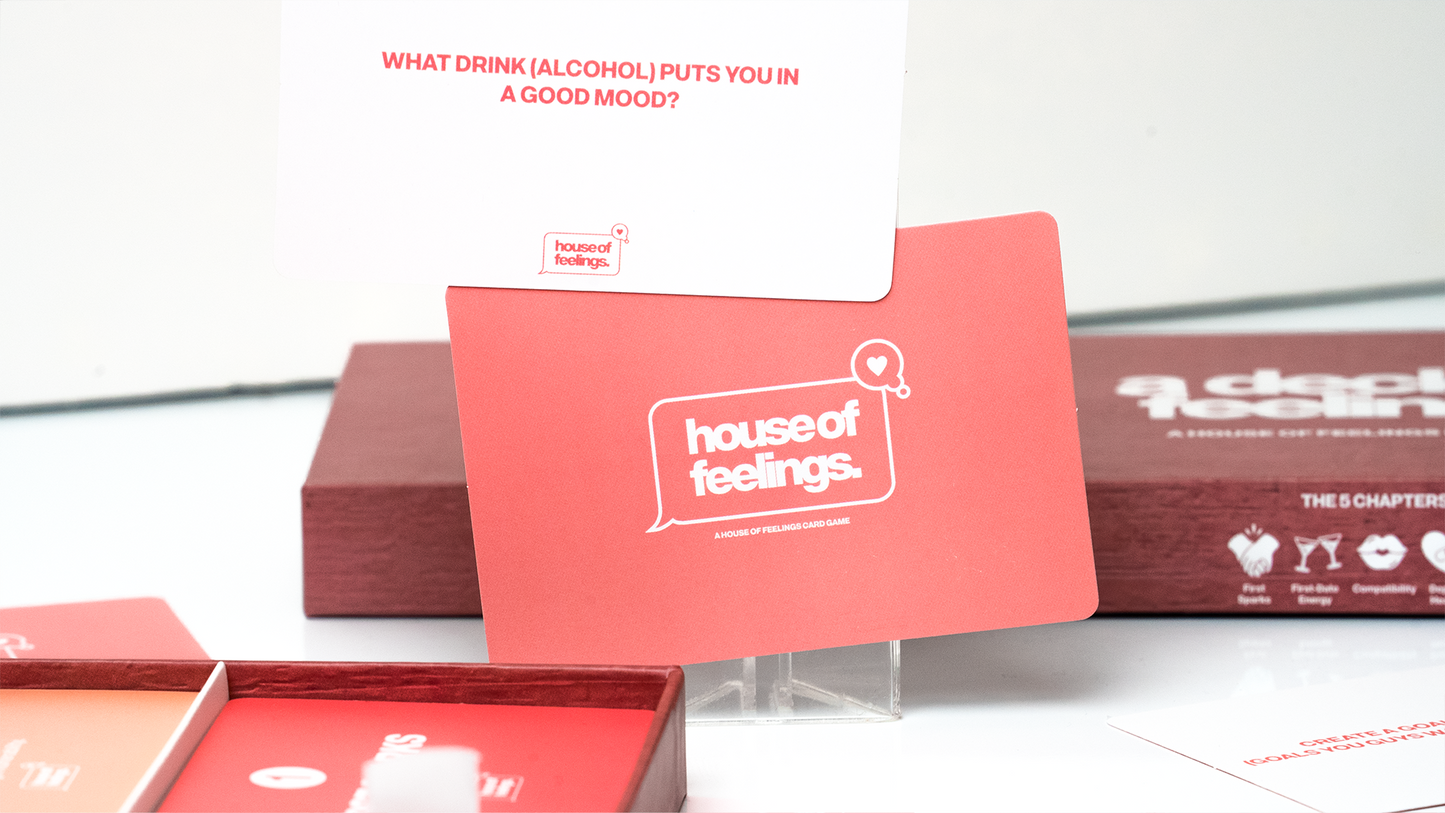 Deck of Feelings - The Conversation Card Game For Cute, Genuine & Deep Connections